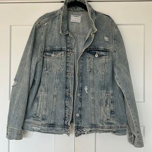 Old Navy Distressed Jean Jacket